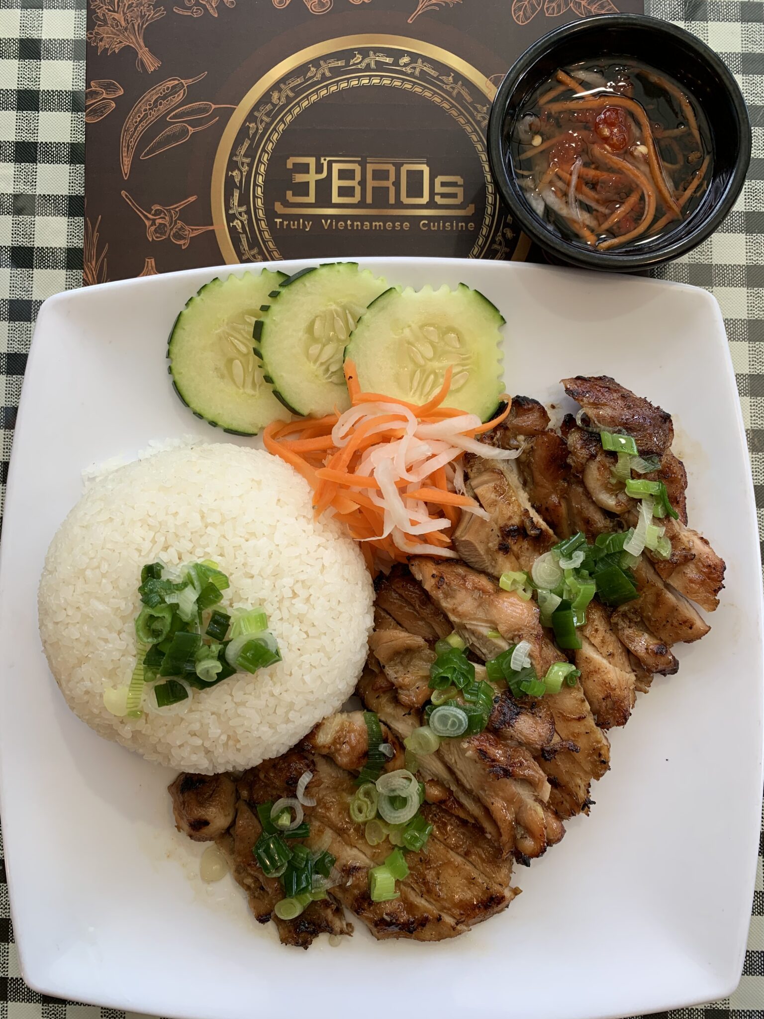 Chicken Rice Bro 3 Bros Grilled Chicken Broken Rice - Cơm Tấm Gà Nướng - 3 Bros Truly ...